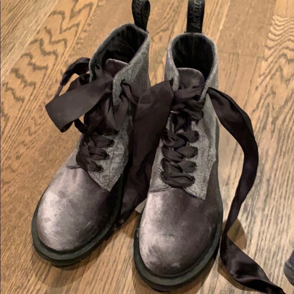 Dr. Marten’s grey suede